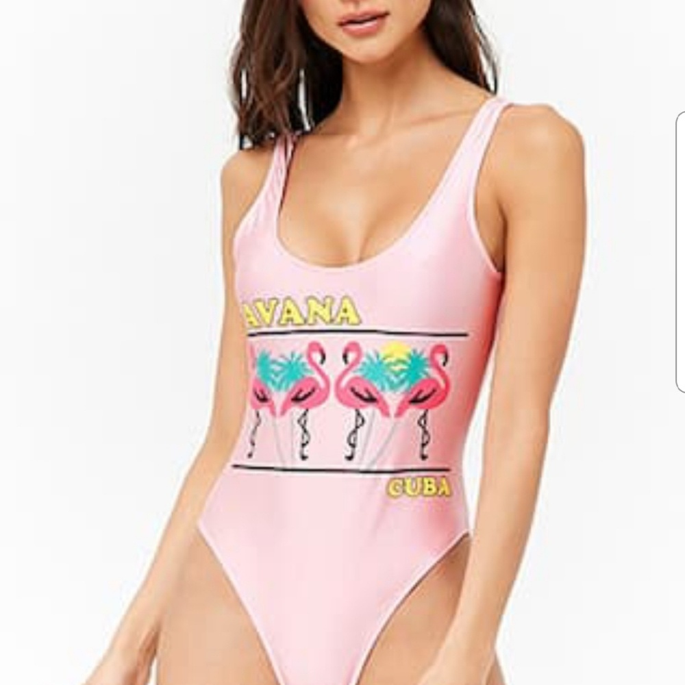 CUBA  forever 21 swim suit onepiece